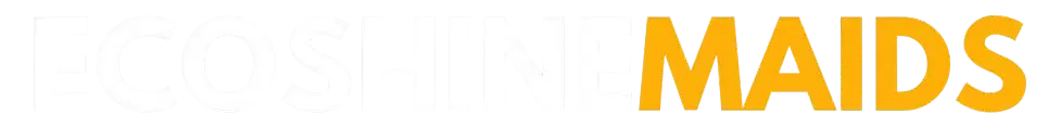 EcoShine Maids cleaning services black and white logo